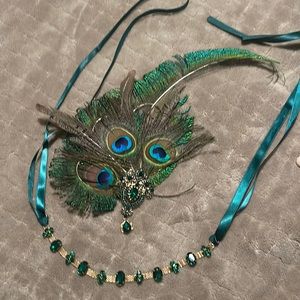 Faux emerald head band